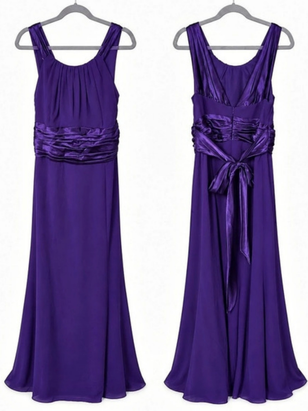 David's Bridal Purple Maxi Dress